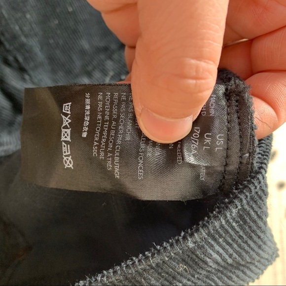 BDG Black Corduroy Snap Button Down Skirt - Picture 10 of 11